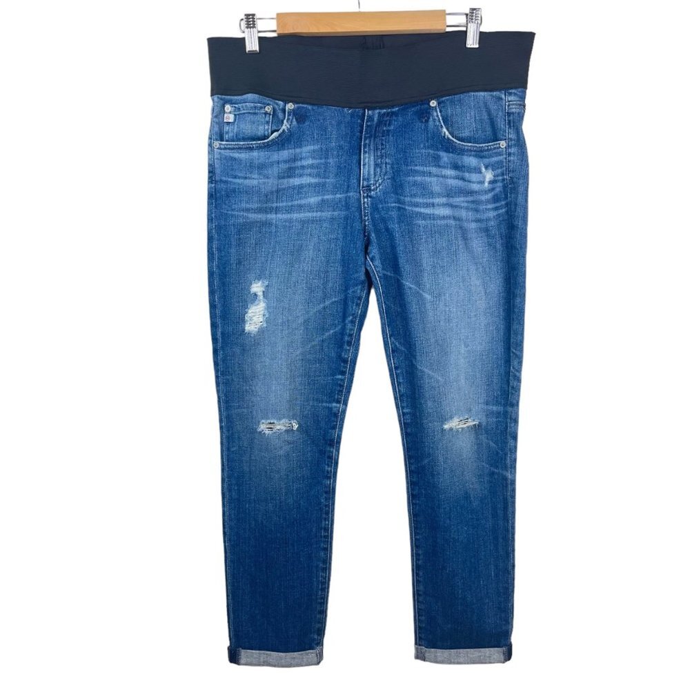 Adriano Goldschmied stilt roll‎ up maternity Jeans size 31